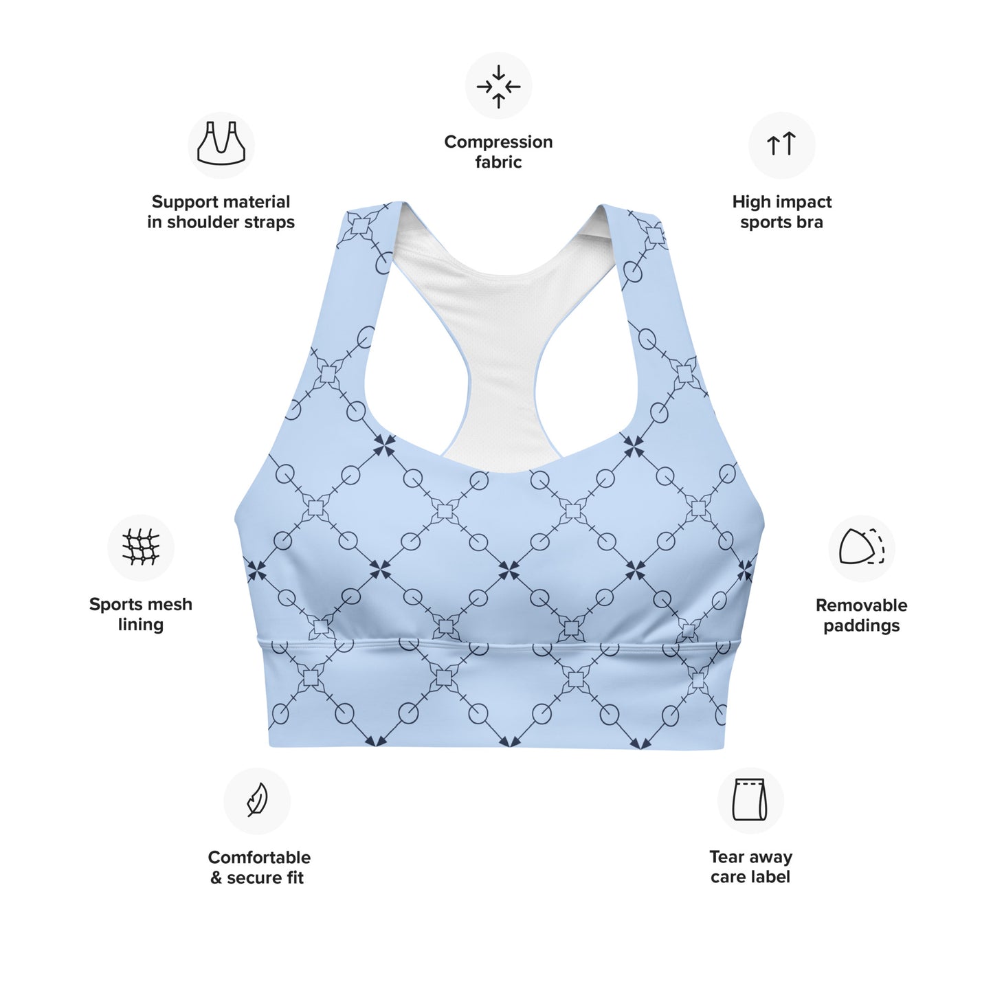 Empowered Longline sports bra