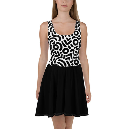 Tribal Love Skater Dress